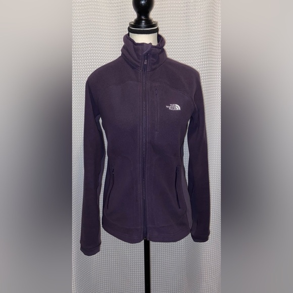 Women’s THE NORTH FACE fleece zipped jacket size medium - Picture 1 of 16